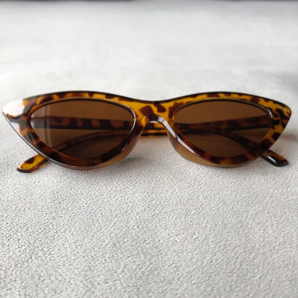 Tortoiseshell Cat Eye Sunglasses ~ Brown Lens ~ Brand New! - Picture 6 of 9